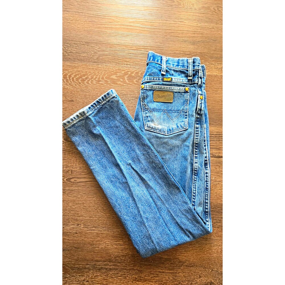 Wrangler George Strait Collection Jeans Men's 30 Blue Denim Straight Leg Regular